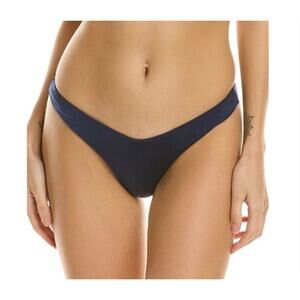 Peixoto Swim Bottoms Womens Small Navy Blue Stretch Swimsuit Bikini